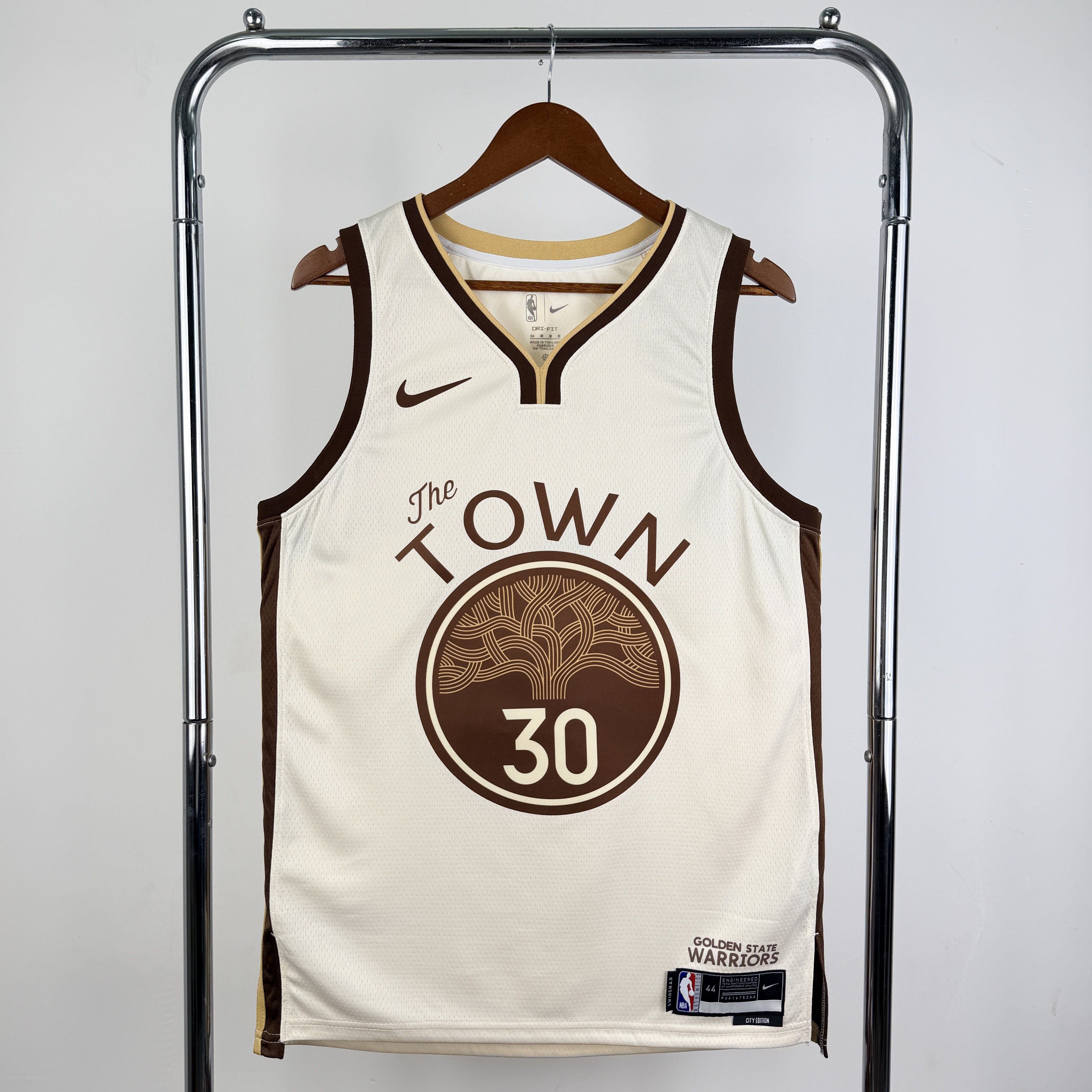 Men Golden State Warriors #30 Curry Cream City Edition Season 2026 Nike NBA Jersey